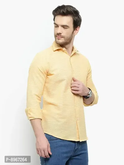 Latest Chikan Men's Checked Regular Fit Full Sleeve Cotton Casual Shirt-thumb5