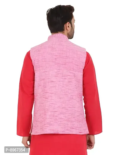 Latest Chikan Men's Textured Nehru Jacket-thumb2