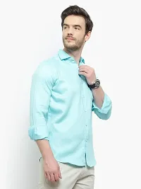Latest Chikan Men's Regular Fit Full Sleeve Cotton Casual Shirt-thumb3