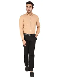 Latest Chikan Men's Textured Regular Fit Full Sleeve Cotton Casual/Formal Shirt-thumb1