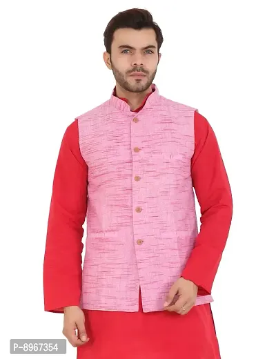 Latest Chikan Men's Textured Nehru Jacket