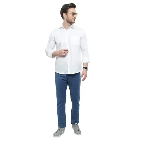 Latest Chikan Men's Regular Fit Full Sleeve Cotton Casual Shirt