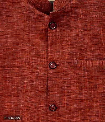 Men's Traditional Cotton Nehru Jacket/Waistcoat-thumb2