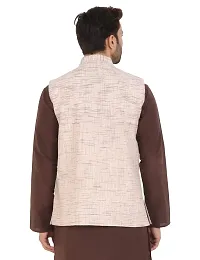 Latest Chikan Men's Textured Nehru Jacket-thumb1