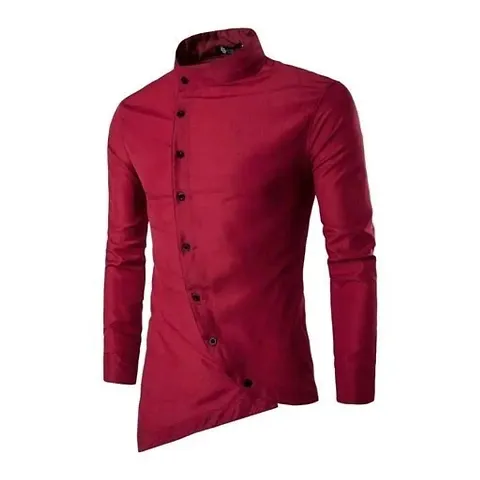 JEEVAAN - THE PERFECT FASHION Men's Regular v -Cut Shirt