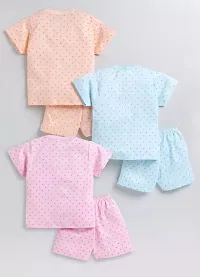 Baby Boys and Baby Girls Cotton Clothing Set Pack of 3-thumb1