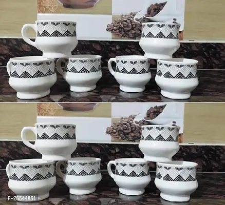 Classic Ceramic Tea-Coffee Cups Set Of 12