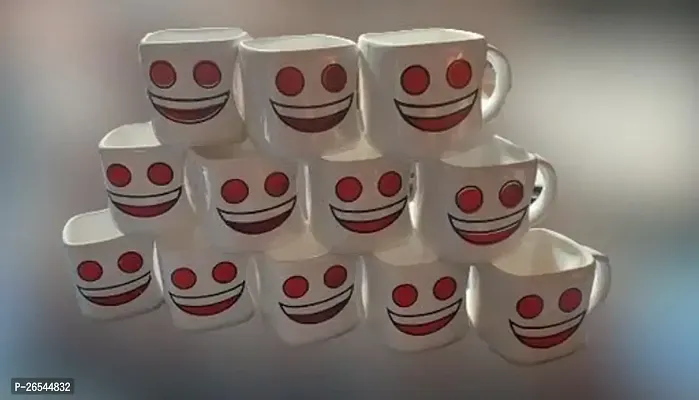 Classic Ceramic Tea-Coffee Cups Set Of 12-thumb0