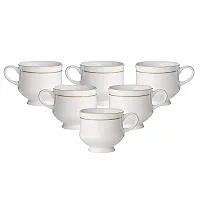 Classic Ceramic Tea-Coffee Cups Set Of 6-thumb2