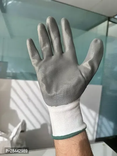 Multipurpose Nylon Cut Resistance PU Nitrile Coating Work Safety Gloves-thumb0