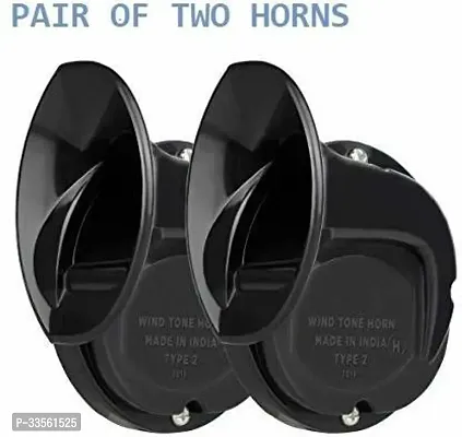 TOVOTA Horn For Universal For Bike Universal For Car Universal for Bus Universal for Trucks Cruiser Pack Of 2-thumb4