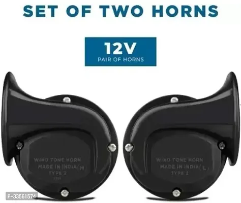 TOVOTA Horn For Universal For Bike Universal For Car Universal for Bus Universal for Trucks Ambassador Pack Of 2