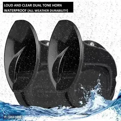 TOVOTA Horn For Indian Universal For Bike Universal For Car Audi Ferrari TVS Suzuki Yamaha Hero Honda Activa 125 Pack Of pack of 2 horn creta sound