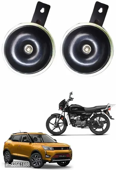 TOVOTA Horn For Indian Universal For Bike Universal For Car Bajaj Hero Honda KTM Royal Enfield TVS Pulsar Passion Activa Apache Alto Discover 100 Avenger Splendor CT 100 Bolero Pack Of pack of pulsar 2 horn all product water proof loud sound-thumb4