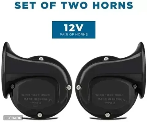 TOVOTA Horn For Universal For Bike Universal For Car Universal for Bus Universal for Trucks Ambassador Pack Of 2