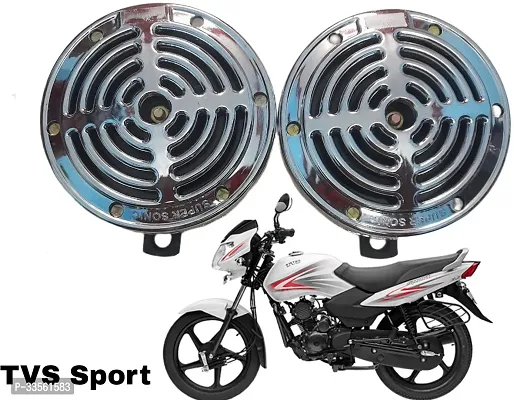 Patel horness Horn For TVS Sport Star Sport Plus Star City Sport Universal For Bike Star Sport Pack Of Set of 2pc