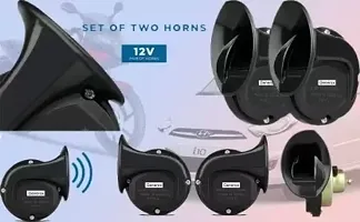 TOVOTA Horn For Indian Universal For Car Ferrari Jaguar Mahindra Universal For Bike TVS KTM Hero Passion Pack Of pack of Creta sound wintone 2 horn And realy Andwire-thumb1