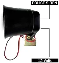 TOVOTA Horn For Indian Universal For Car BMW Ferrari Suzuki Honda Maruti Suzuki Universal For Bike Hero HF Deluxe Pack Of pack of 1 pc police siren hooter bazzar alarm horn-thumb2