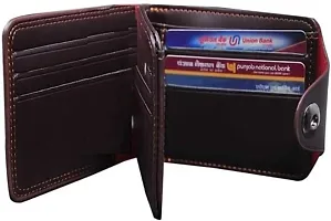 Attractive Royal Wing Wallet Two Fold Brown-thumb1