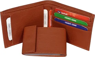 Attractive Royal Wing Wallet Two Fold Brown-thumb1