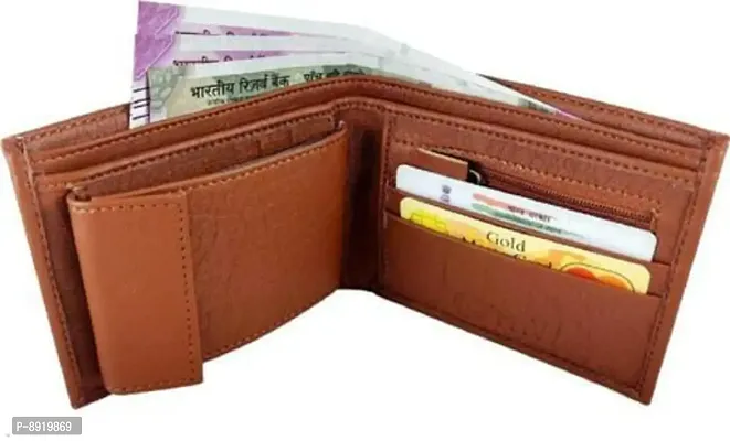 Attractive Royal Wing Wallet Two Fold Brown-thumb4
