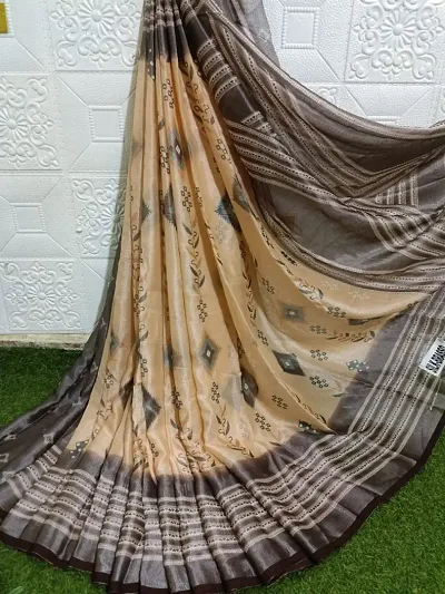 Elegant Brasso Saree with Blouse piece 