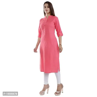 Purvi Women's Cotton Flex Straigth Kurta-thumb3