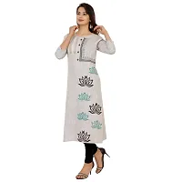 PURVI Women's Cotton Asymmetric Tunic Kurta (SFT-1936-GREY-2XL_Grey_2XL)-thumb2