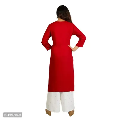 Purvi Women's Rayon Emberoidered Kurta And Zari Work Palazzo Set (MAROON-S)-thumb5