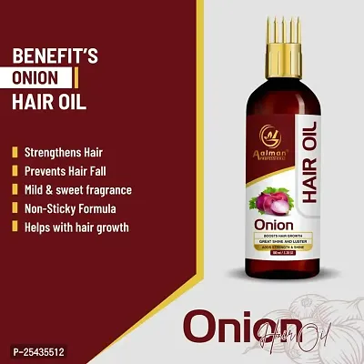 Aalman Professional Onion Oil For Hair Regrowth Hair Oil For Men And Women-thumb2