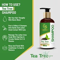 Aalman Professional Tea Tree Anti Dandruff Shampoo For Dandruff, Hair Fall And Itchy Scalp- Pack Of 2-thumb2