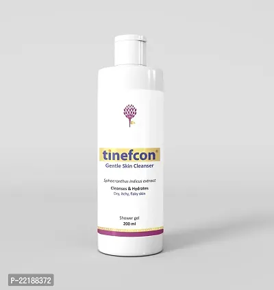 Tinefcon Shower Gel, Gentle Skin Cleanser, Cleanses and Hydrates Dry, Itchy, Flaky Skin