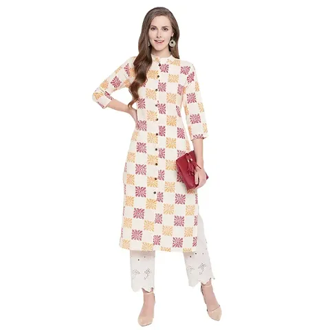 Latest Attractive Block Print Stitched Kurta