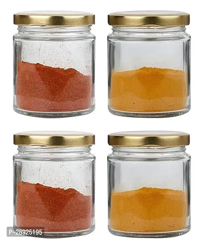 Stylish Solid Transparent Multi Use Jar for Kitchen, 50ml, Combo