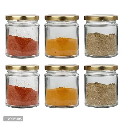 Stylish Solid Transparent Multi Use Jar for Kitchen, 50ml, Combo