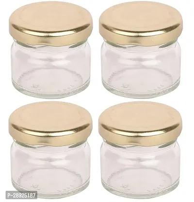 Stylish Solid Transparent Multi Use Jar for Kitchen, 50ml, Combo-thumb0