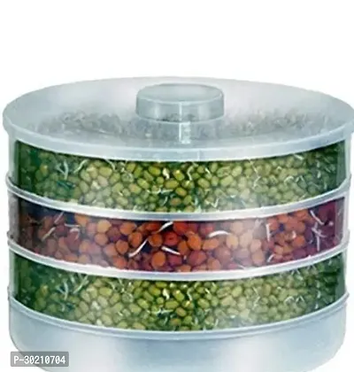 Plastic Hygienic Maker Box With 4 Container Organic Home Making Fresh Sprouts Makers-thumb0