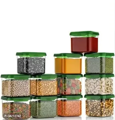 Air Tight Square Plastic Containers Set For Kitchen Storage 500ML Kitchen Container-Set 12