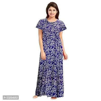 Stylish Cotton Printed Nighty For Women Pack Of 2-thumb0