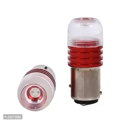 B Rider Back Brake Tail Light Led Parking Bulb Universal For Car And Bikes, Pack Of 2, Red-thumb0