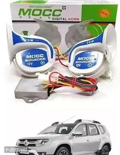 B Rider White And Blue Mocc 18 In 1 Digital Tones Car Magic Horn