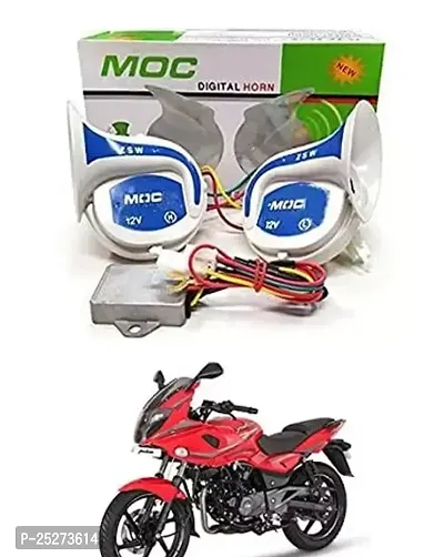 B Rider White And Blue Mocc 18 In 1 Digital Tones Car Magic Horn For Pulsar 220