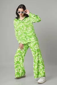 Elegant Cotton Blend Printed Co-ords Set For Women And Girls-thumb2