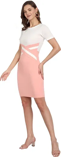 Stylish Polyester Solid Dress For Women-thumb2