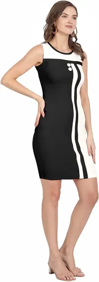 Stylish Polyester Solid Dress For Women-thumb2