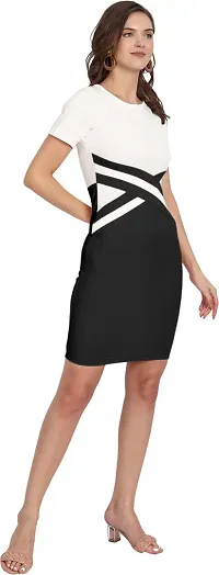 Stylish Polyester Solid Dress For Women-thumb2