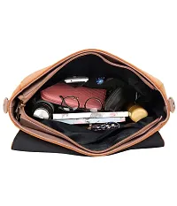 Stylish Tan Artificial Leather Solid Sling Bags For Women-thumb3