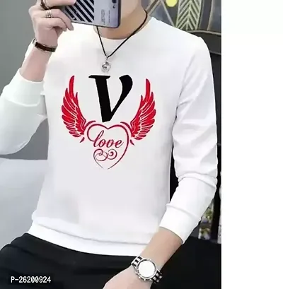 Reliable White Cotton Printed Round Neck Tees For Men-thumb0