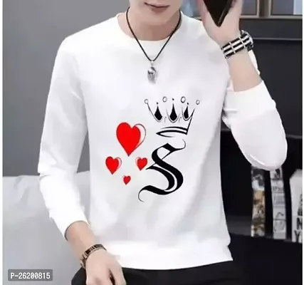 Reliable White Cotton Printed Round Neck Tees For Men-thumb0