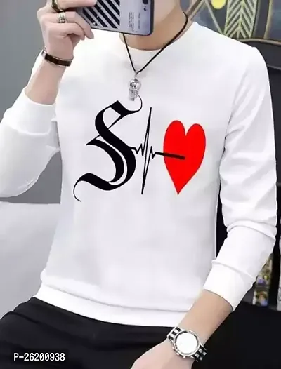 Reliable White Cotton Printed Round Neck Tees For Men-thumb0